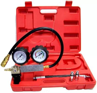 China Car Tyre Tire Pressure Gauge SONGLIN Professional Dual Pressure Gauges Engine Compression 5PC Cylinder Leak Down Tester Kit for Car for sale