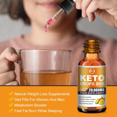 China 50ml Minch Weight Loss Products Ketone Appetite Suppressant Pure Keto Drops For Fat Burning Promotes Skinny Te koop