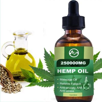 China Minch 50ml 250000MG Pain Relief Skin Oil Anxiety Seed Hemp Oil for Better Sleep for sale