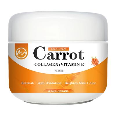 China Minch Carrot Face Cream Dark Spot Corrector Brighten Blemish Freckle Remover Natural Korea Skin Care 50ml Face Whitening Cream for sale