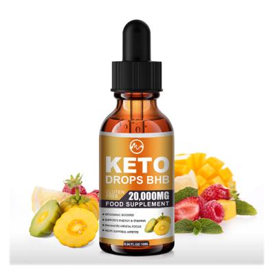 中国 Factory Custom Private Label 20ml Fat Burner Liquid Keto Diet Drops Weight Loss For Men And Women Keto Drops 販売のため