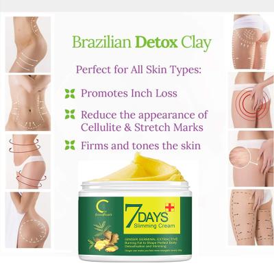 China Factory Custom Private Label 50ml Weight Loss Cream Accelerates Fat Burning Body Ginger Slimming Cream for sale