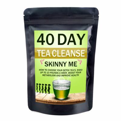 China OEM/ODM Private Label 40 Days Herbal Detox Weight Loss Tea Slimming Drink Beauty Slimming Tea Detox Tea Custom Logo for sale