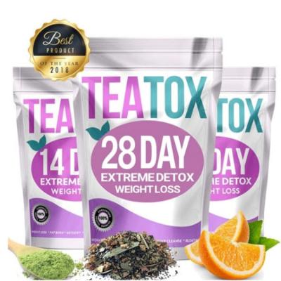 China Factory Custom 28 Day Flavor Tea Weight Fast Blender Slimming Tea for sale