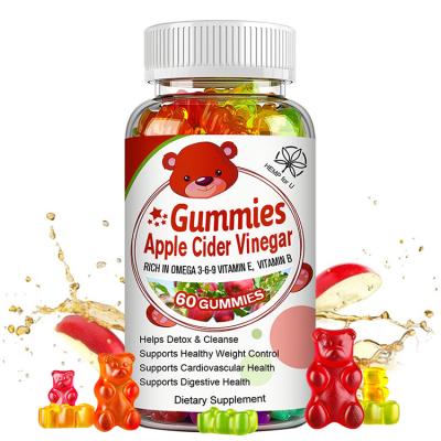 China 10pcs Low Sugar Vitamins Apple Cider Vinegar Gummies Candy For Weight Loss Apple Cider Vinegar Gummy Vitamins for sale