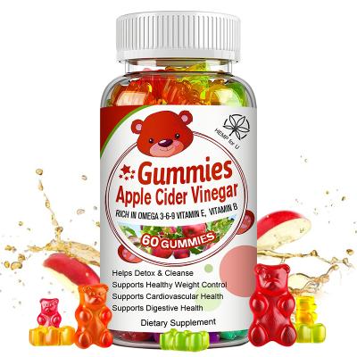 China 60pcs Organic Vegan With Beet Root & Vitamins For Weight Loss Apple Cider Vinegar Gummies for sale