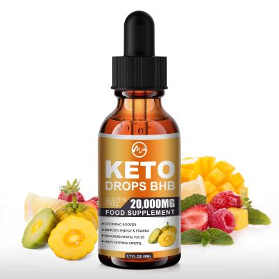 中国 50ml Ketone Appetite Suppressant Weight Loss Products Pure Fat Burning Promotes Skinny BHB Keto Drops 販売のため