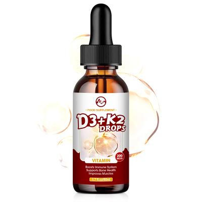 中国 Minch Organic Vitamin D3+K2 Liquid Drops Premium Immune Support Helps Support Strong Bones&Healthy Heart 販売のため