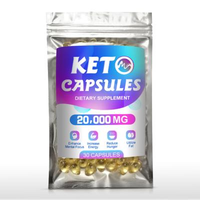 Cina Factory Custom Private Label 60pcs Keto Supplements Capsules Slimming Weight Loss Keto Food Detoxi Slim Capsule in vendita