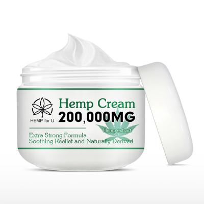 China OEM/ODM Private Label 50ml 100% Natural Pain Relief Hemp Extract Hemp Cream for sale