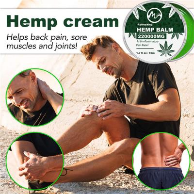 China OEM/ODM Private Label 50ml Natural Pain Relief Hemp Extract Hemp Balm Te koop