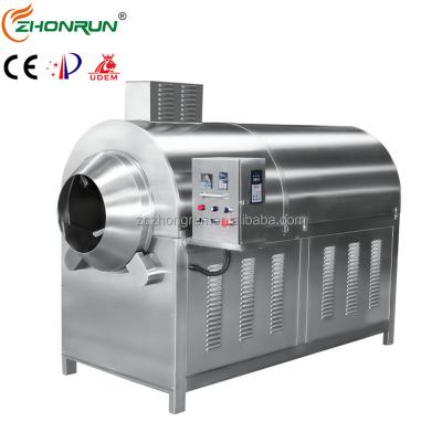 China Commercial Easy Operation Stainless Steel Chestnut Nut Rotisserie Machine Soybean Roasting Electric Heating Machine for sale