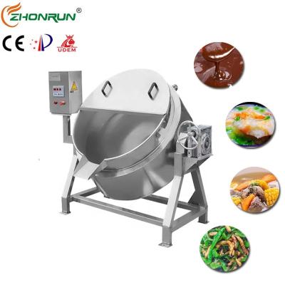 China Easy Operation Commercial Electric Pot Cooking Kettle / Industrial Steam Pressure Kettle / Puree Jacketed Cooker for sale