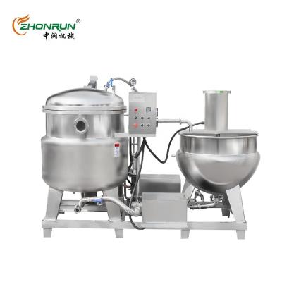 China Easy Operation Sugar Dipping Unit Vacuum Cooking Kettle Sugar Dipping Machine Stainless Steel for sale