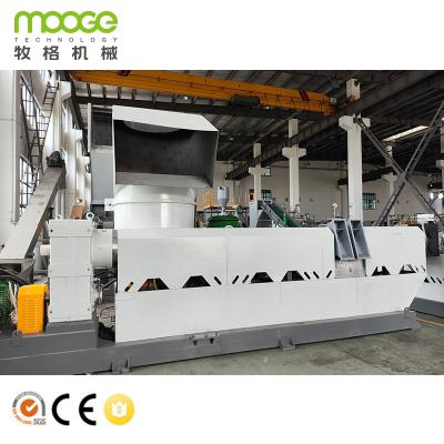 China RSL-Series Dual Stage Plastic Pelletizing Machine For Efficient Soft PE / PP Recycling for sale