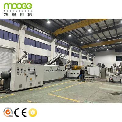 China Plastic Pelletizing Extruder for HDPE, LDPE, LLDPE Rigid Flakes Recycling Plastic Recycling Pellet Machine for sale