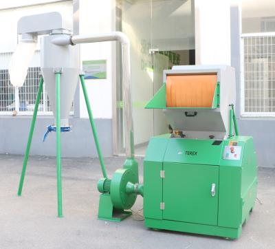 China Terex Made Waste Recycling Grinding Hollow Container Plastic Crusher for sale