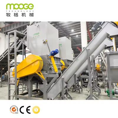 China Waste Plastic Recycle Crushing Production Line PET Flakes Recycling Plant for sale