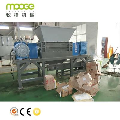 China High Efficiency Heavy Duty Shredding Machine Double Shaft Shredder For Large Plastic Waste Tires Thick Barrels And Crates for sale