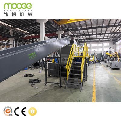 China Premium HDPE / PP Rigid Bottle Recycling Washing Line Auto PLC Control 1000kg/h Capacity for sale