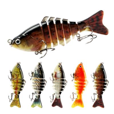 China Wholesale Durable Seawater Bass Plastic Bait Minnow Squid Jointed Robotic Baiting Soft Plastic Fishing Lure 2022 for sale