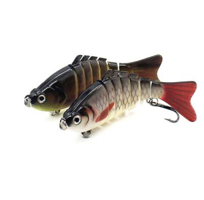 China Wobblers Durable Downhill Fishing Lures 10cm 17.5g 6 Swimbait Multi Joint Hard Artificial Bait Pike Bass Fishing 2022 for sale