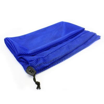 China Morden High Capacity Easy Take Portable Mesh Ball Bag Drawstring Pouch For Ball Storage for sale