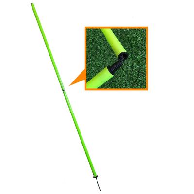 China Popular High Quality Real Case ABS Foldable Slalom Pole For Agility Training With Detachable Screw Spike for sale