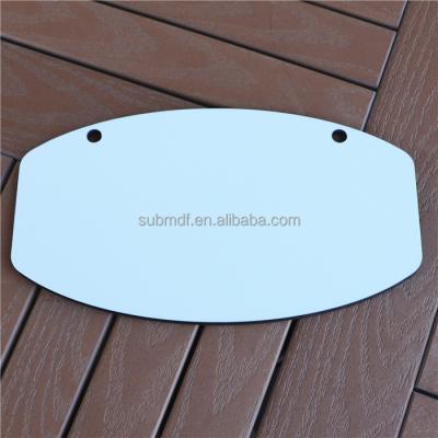 China Europe Front Door Blank Sublimation Home Decor Wooden Signs for sale