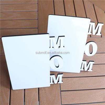 China Decorative Home Decor MOM Sublimation Blanks MDF Photo Frame Mothers Gift Custom Sublimation Wood Photo Panel for sale