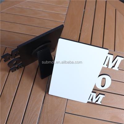 China Decorative Photo Frame Customized Gifts Heat Press MDF Sublimation MOM Photo Frame for sale