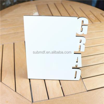 China Customized Decorative Photo Frame Blanks Memorial Graduation Gifts Sublimation MDF Photo Frame for sale