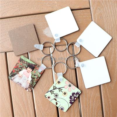 China Key Chain For Sublimation Printing 50x50cm Blank Custom Sublimation MDF Logo Key Chain For Heat Press for sale