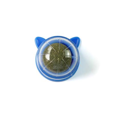 China 2023 New-fashion Hot Selling Catnip Toys Pure Natural Catnip Rotating Mint Pet Catnip Interactive Ball for sale