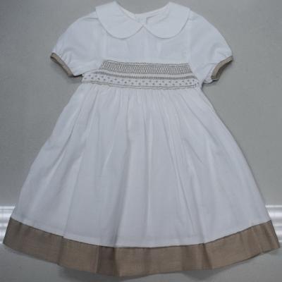 China 100% Handcrafted Breathable Cotton Wholesale Smocked Dresses for sale