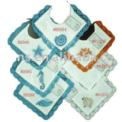 China 45% cottonand 55%linen cotton baby bib for sale