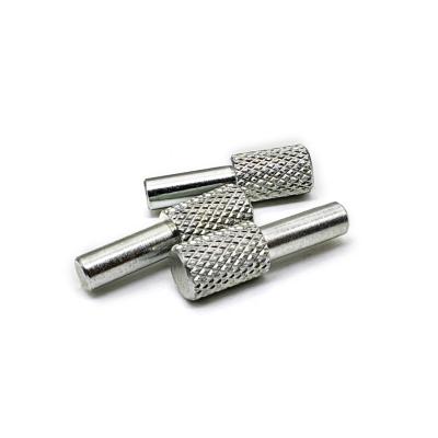 China 316 stainless steel knurled shafts non-standard step cylindrical pin CNC turning pin positioning step pin for sale