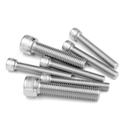 China M8-M12 304 stainless steel cylindrical head hexagon socket screw DIN912 CNC mechanical shafts for sale