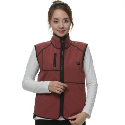 China Breathable Men /women Winter Smart Battery Heating Electric Vest for sale