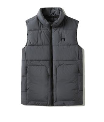 China Fiber Fill Mens QUICK DRY Factory USB Carbon Bottom Heated Vest for sale