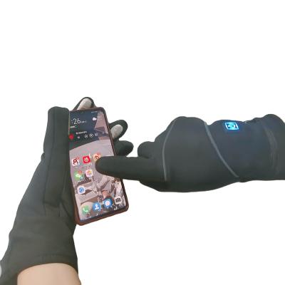 China Men Electric Touch Screen Gloves Rechargeable Battery 3 Levels Temperature Control Heated Hand Warmers For Skiing for sale