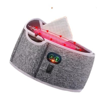 China High Quality Soft Adjustable 7.4V Battery Heated Body Support Belt With Massage for sale