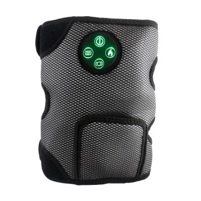 China Knee Brace Wrap Heat Health Care Heating and Vibration Massage Knee and Joint Pain Relief Cordless Massager for sale