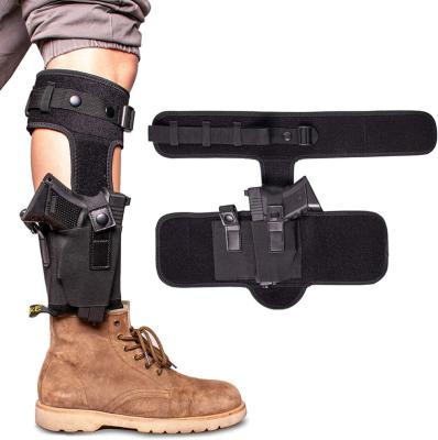 China Neoprene Adjustable Neoprene Concealed Carry Tactical Glock 19 Ankle Gun Holster for sale