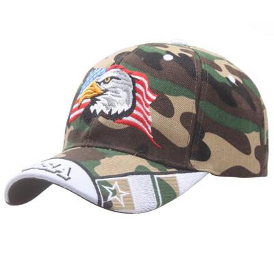 China Camouflage Custom Baseball Cap Party Printing Outdoor Sports Cover Up Cotton Hat Adjustable Back Cap for sale