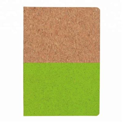 China Cork Notebook A5 A6 Cover Cork Nature Texture Eco-Friendly Hard Recycled Paper Print Logo Green Craft Journal for sale