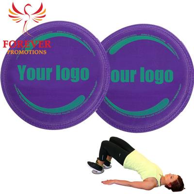 China Low MOQ Promotional Discs Fitness Workout Lightweight Sliding Nylon Discs For GYM for sale