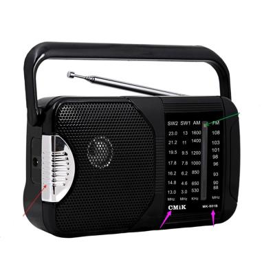 China cmik mk-601b classic hand crank generator fm switch home portable radyo am radio for sale