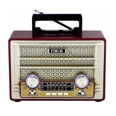 China The extra high quality cmik mk-191Bt multiband antenna sound radyo am rechargeable wooden home fm radio for sale