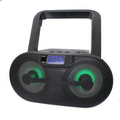 China Portable USB/TF Card Player CMiK mk-24 DJ DVD WMA Crenk CD-R CD-RW CD-R CD-RW Boombox With Color Led Light USB Card AM FM Radio MP3 Player tf for sale